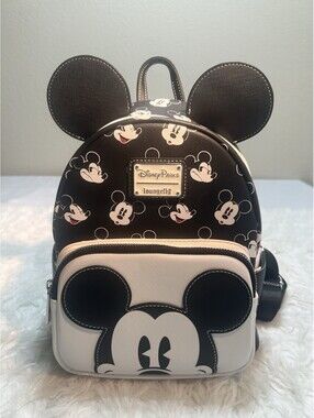 Disney Parks Loungefly Backpack-Mickey Mouse - Black & White